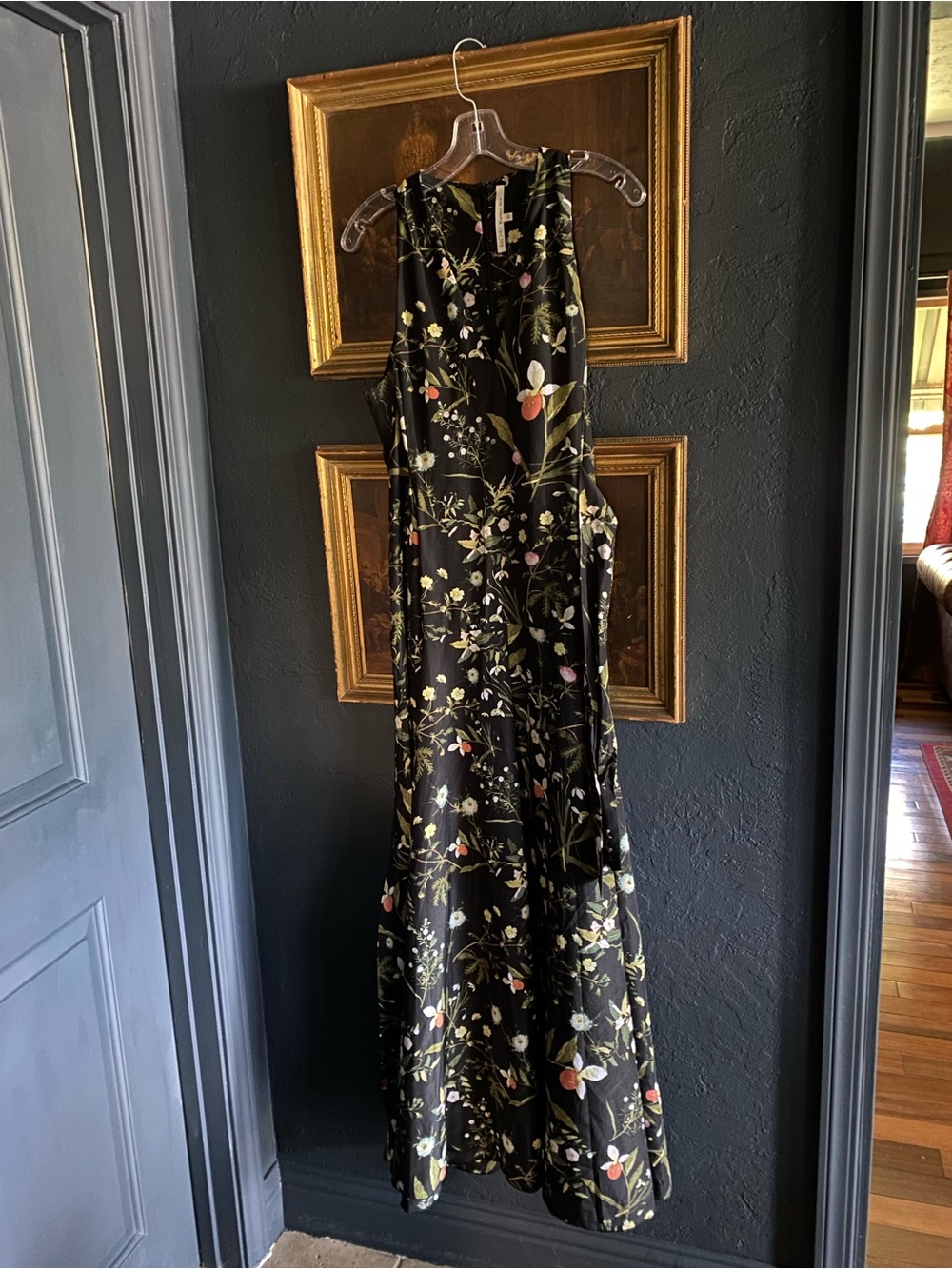RACHEL Rachel Roy Black Floral Maxi Dress